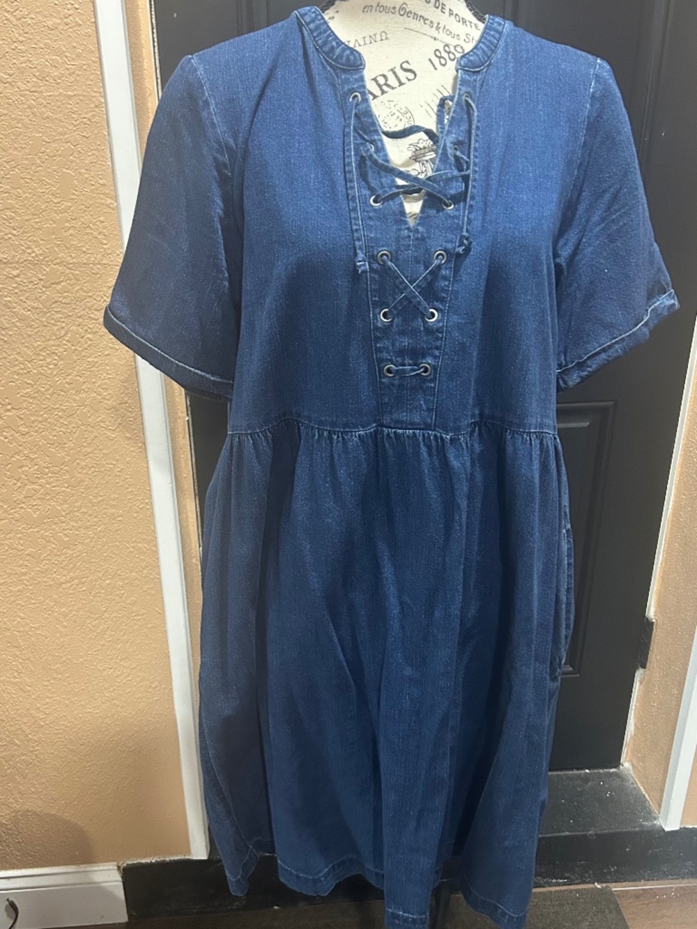 Women’s Old Navy Denim Cottage Core Coastal Dress